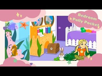 Polly pocket deals beautiful bedroom