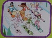 Polly Pocket 2 Cool at the Pocket Plaza Snowboarding