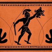 Waza z Perseuszem z głową Meduzy