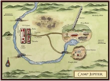 Kolorowa mapa Obozu Jupiter