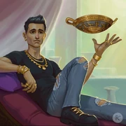 Ganimedes na grafice na ReadRiordan