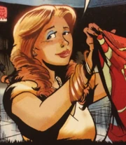 Afrodyta z ubraniem w rękach