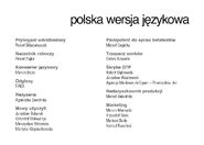 Skan instrukcji z listą płac polskiej wersji gry