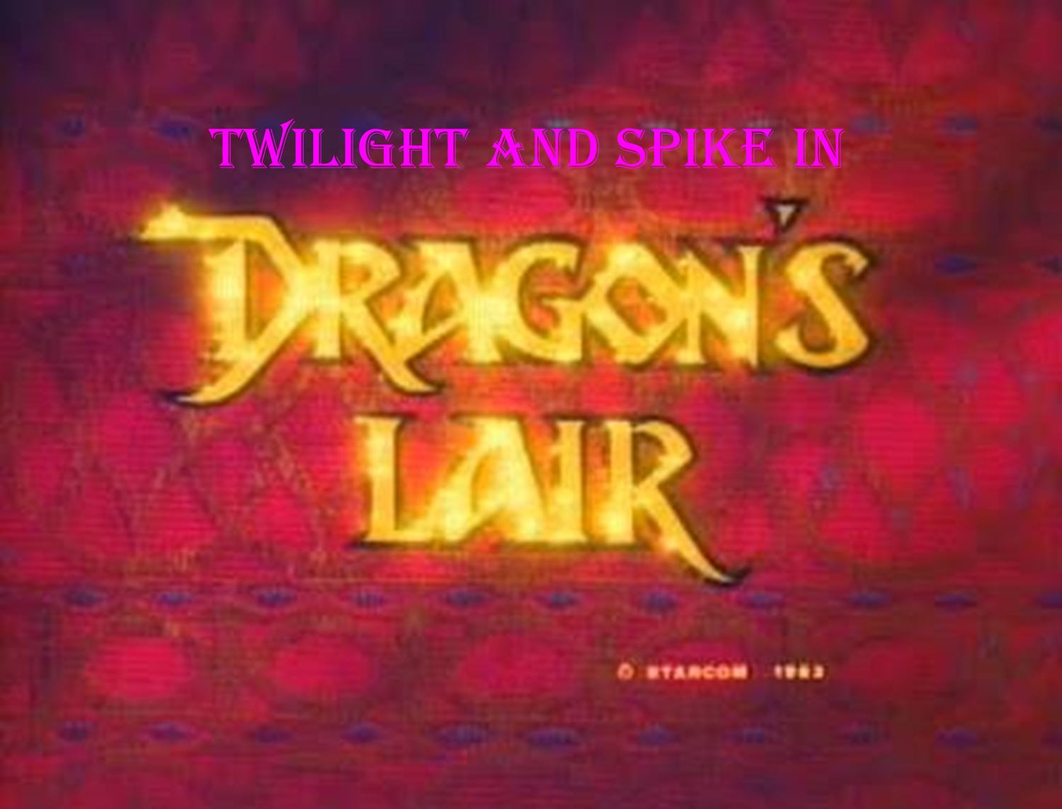 Twilight And Spike In Dragon S Lair Pony Bluth Wiki Fandom