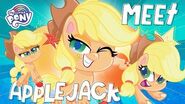My Little Pony Pony Life 💖 NEW 💖 Meet Applejack in Pony Life MLP Pony Life