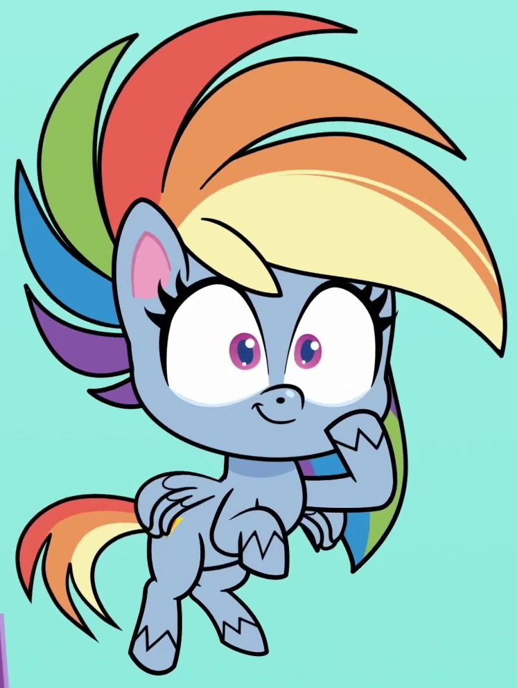 my little pony rainbow dash anime