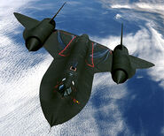 Jetfire's vehicle form: An SR-71 Blackbird