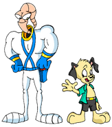 Earthworm Jim and Peter Puppy