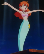 Misty in her mermaid outfit