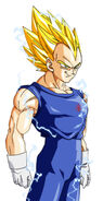 Vegeta as Super Saiyan 2