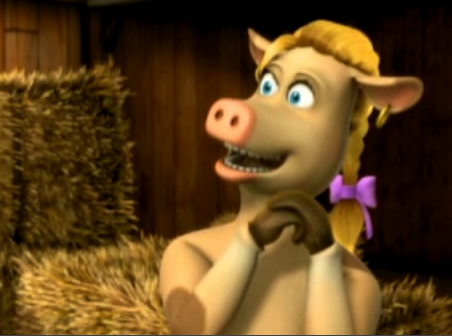 Abby is one of the main characters in Back at the Barnyard. 