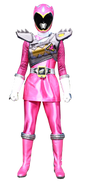 Shelby as the Dino Charge Pink Ranger (Dino Drive)
