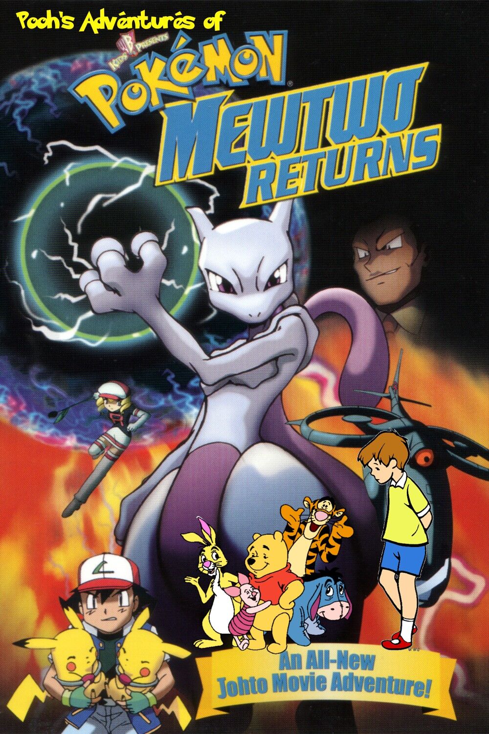 Why does Mewtwo save that bus in Mewtwo returns in