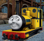 Rheneas in his yellow livery