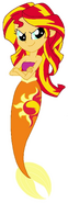 Sunset Shimmer as a Mermaid