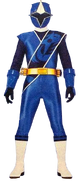 Preston as the Ninja Steel Blue Ranger