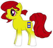 Flora as a pony