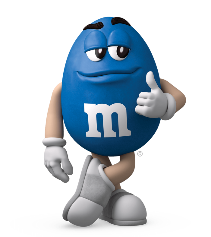 I succumbed to BLUE M&Ms!