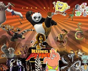 Spongebob's adventures in Kung fu panda.