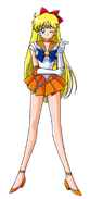 Mina's first Sailor Venus form from the Manga and Sailor Moon Crystal