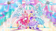 the Wonderful Pretty Cures (Cure Wonderful, Cure Friendly, Cure Nyammy and Cure Lillian)