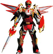 Ninja Storm Red Ranger Battilizer Flight Mode