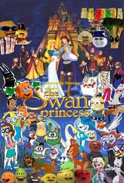 Annoying Orange meets The Swan Princess Poster