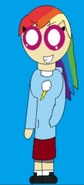 Human Rainbow Dash