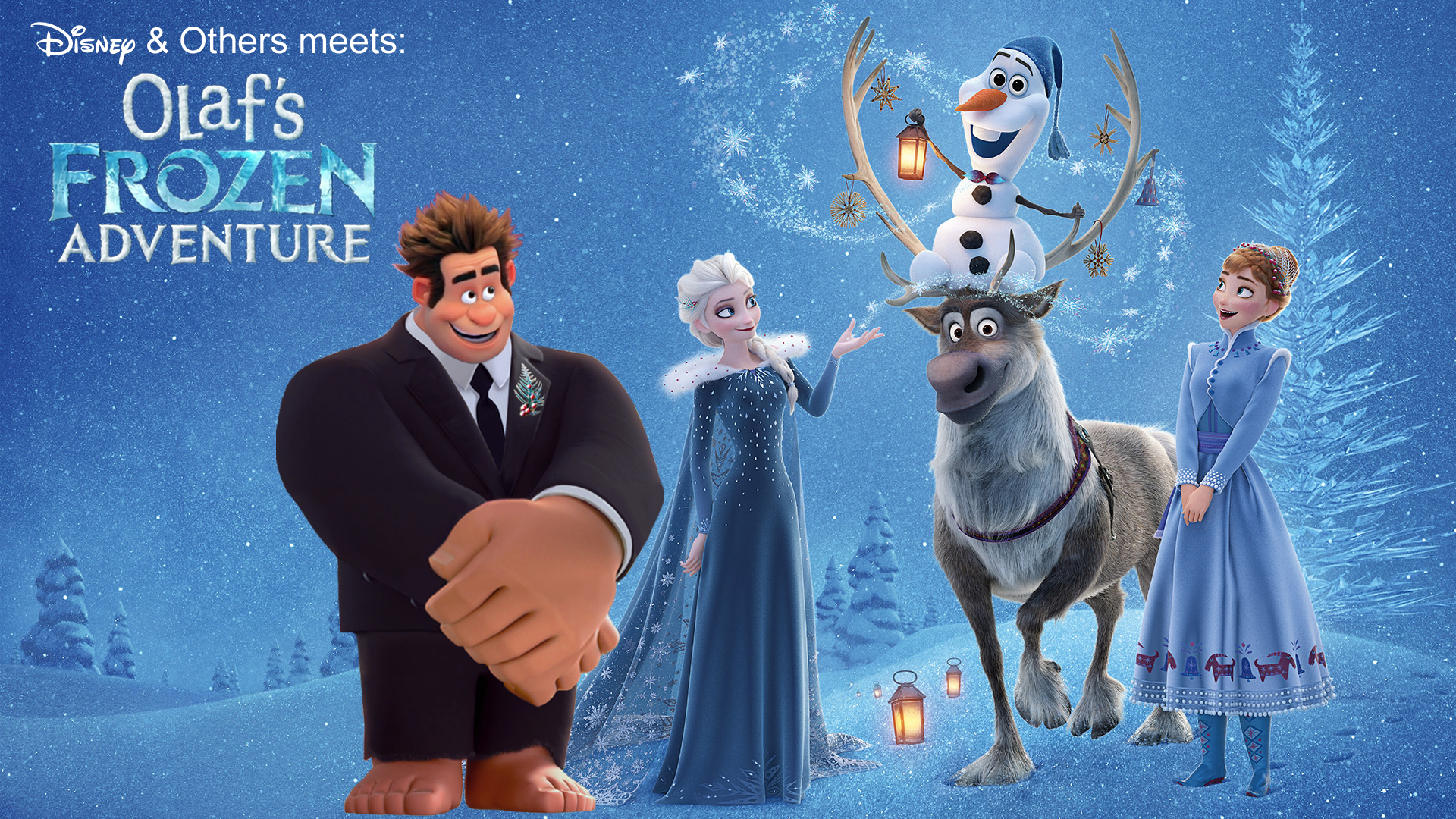 Disney & Others meets Olaf's Frozen Adventure - A Holiday ...