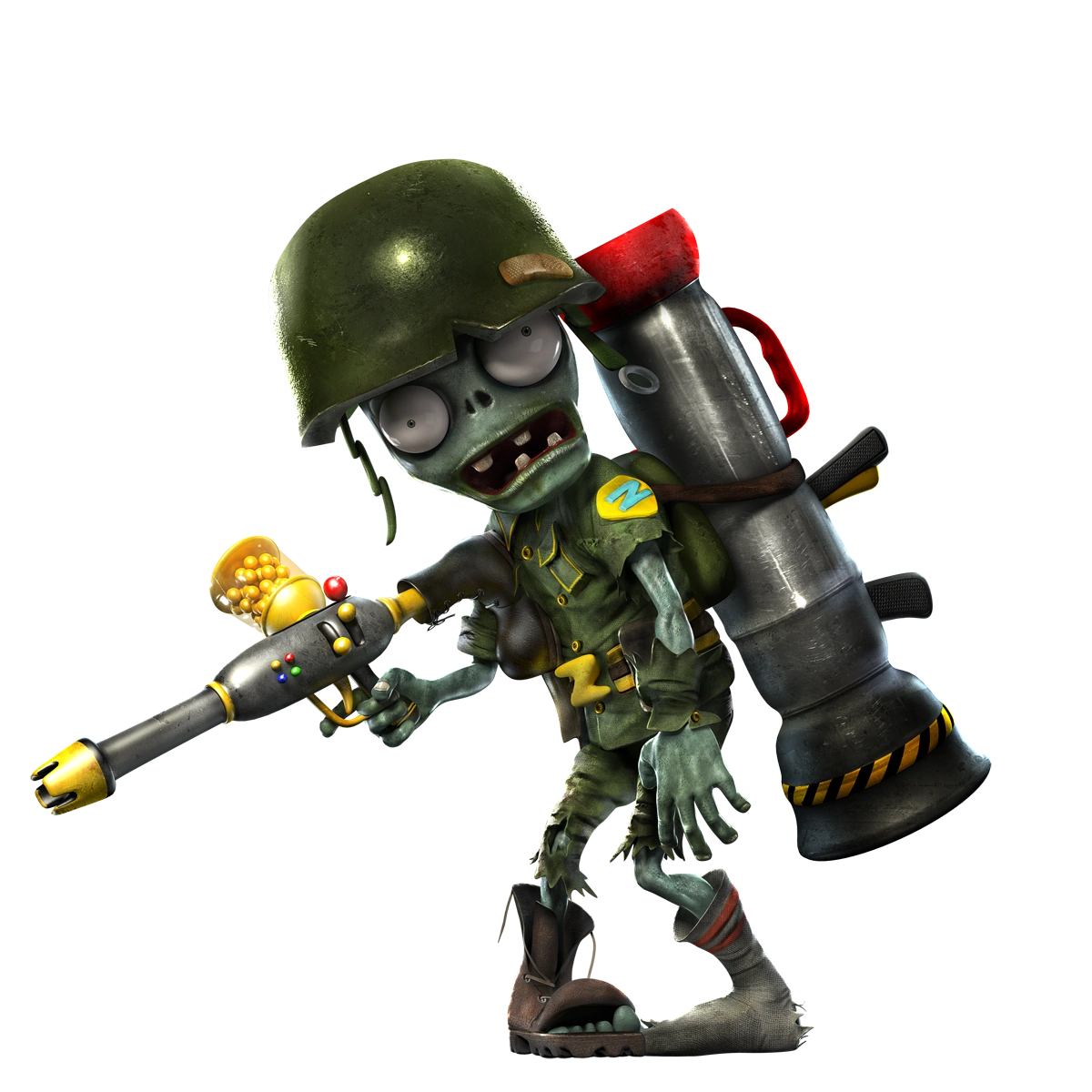 Plants vs. Zombies: Garden Warfare Soldier Zombie and Ghille