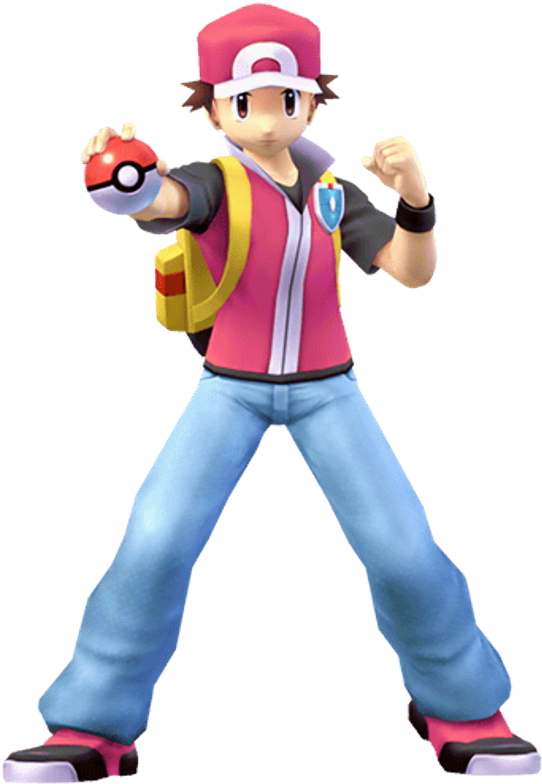 Transparent Red Pokemon Png - Trainer Red Pokemon Origins, Png