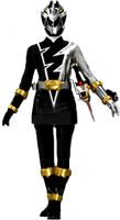 Dino Fury Black Ranger (Female version)