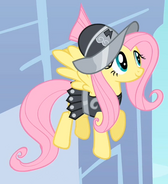 Fluttershy as Private Pansy