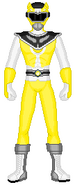Riku as the Topaz Data Squad Ranger