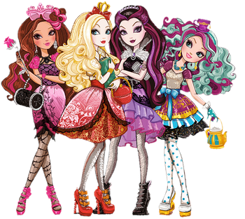 Ever after high group cutout by shaibrooklyn-d67alz0