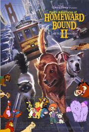 Pooh's Adventures of Homeward Bound II Lost in San Francisco Poster