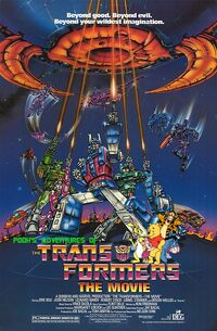 Pooh's Adventures of The Transformers The Movie Poster