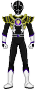 Emerl as the Black Data Squad Ranger