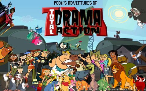 Pooh's Adventures of Total Drama Action Poster