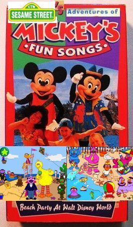 Sesame Street S Adventures Of Mickey S Fun Songs Beach Party At Walt Disney World Pooh S Adventures Wiki Fandom