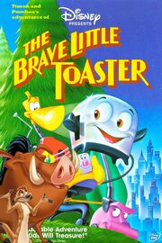 Timon and Pumbaa's adventures of The Brave Little Toaster Poster