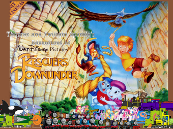 Thomas and Twilight Sparkle's adventures of The Rescuers Down Under