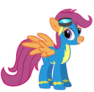 Scootaloo as a Wonderbolt