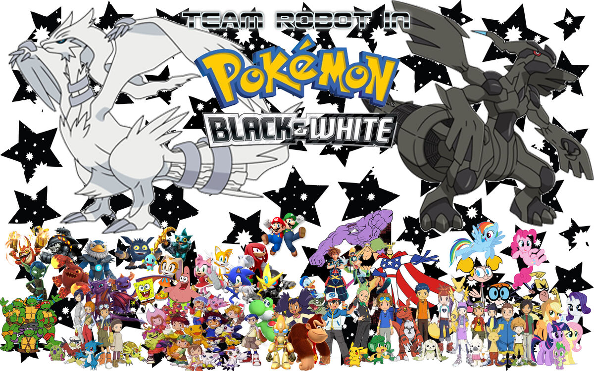 all black/white pokemon, This is all the pokemon in Unova.