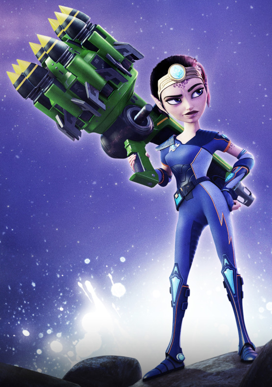 Cora Veralux is a support character in the Ratchet & Clank 2016