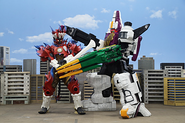 Plesio Charge Megazord Raptor Formation