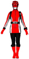 Beast Morpher Red Ranger (Female version)