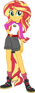 Sunset Shimmer in her Camp Everfree outfit from Legend of Everfree
