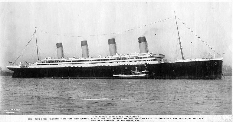 Olympic, in full Royal Mail Ship (RMS) Olympic, British luxury liner t