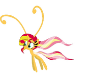 Sunset Shimmer as a Breezie